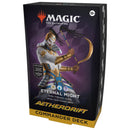 Magic the Gathering Aetherdrift Commander Decks 4 Decks Per Display