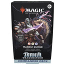 Magic the Gathering Tarkir Dragonstorm Commander Decks 5 Decks Per Display