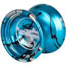 Duncan Yo Yo Expert Barracuda Blue with Splash