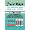 Sleeve Kings Board Game Sleeves Mini Chimera 43mmx65mm  110 Sleeves Per Pack