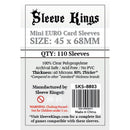 Sleeve Kings Board Game Sleeves Mini Euro 45mmx68mm 110 Sleeves Per Pack