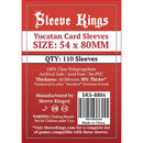 Sleeve Kings Board Game Sleeves Yucatan 54mmx80mm 110 Sleeves Per Pack