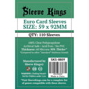 Sleeve Kings Board Game Sleeves Euro 59mmx92mm 110 Sleeves Per Pack