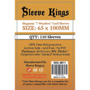 Sleeve Kings Board Game Sleeves Magnum "7 Wonders" 65mmx100mm 110 Sleeves Per Pack
