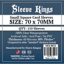 Sleeve Kings Board Game Sleeves Small Square 70mmx70mm 110 Sleeves Per Pack
