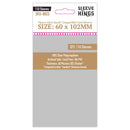 Sleeve Kings Board Game Sleeves "Space Alert Compatible 60mm x102mm 110 Sleeves Per Pack