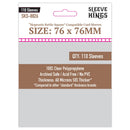 Sleeve Kings Board Game Sleeves "Hogwarts Battle Square Compatible 76mm x76mm 110 Sleeves Per Pack