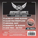 Mayday -  Premium Medium Square Card Sleeves Pack of 50 - 80 MMx80 MM