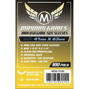 Mayday -  Mini USA Game Size Sleeves Pack of 100 - 41 MMx63 MM Yellow
