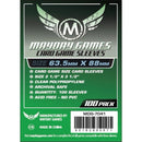 Mayday -  Card Game Sleeves Pack of 100 - 63.5 MMx88 MM Green