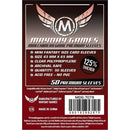 Mayday -  Premium Mini Chimera Game Sleeves Pack of 50 - 43 MMx65 MM Dark Red