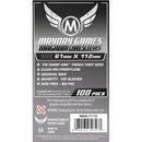Mayday -  Magnum Platinum Card Sleeve - 61x112 MM