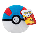 Pokemon Plush Pokeball Assortment 5" 6 in the Assortment