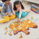 Peaceable Kingdom Floor Puzzle Triceratops 52 Pieces
