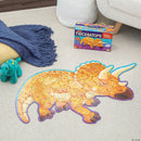 Peaceable Kingdom Floor Puzzle Triceratops 52 Pieces