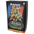 Magic the Gathering Teenage Mutant Ninja Turtles Commander Deck Turtle Power WHITE/BLUE/BLACK/RED/GREEN 4 Decks Per Display