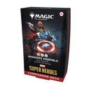Magic the Gathering Marvel Super Heroes Commander Decks 4 Decks Per Display