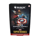 Magic the Gathering Marvel Super Heroes Commander Decks 4 Decks Per Display