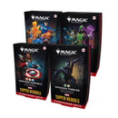 Magic the Gathering Marvel Super Heroes Commander Decks 4 Decks Per Display