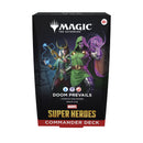 Magic the Gathering Marvel Super Heroes Commander Decks 4 Decks Per Display