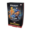 Magic the Gathering Marvel Super Heroes Commander Decks 4 Decks Per Display