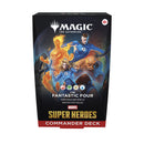 Magic the Gathering Marvel Super Heroes Commander Decks 4 Decks Per Display