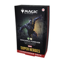 Magic the Gathering Marvel Super Heroes Commander Decks 4 Decks Per Display