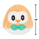Squishmallows Pokemon Rowlet 10"