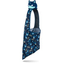 Tee Turtle - Plushie Tote Bag - Dark Blue Moon Foxes Tote Bag and Dark Blue Moon Fox Plushie