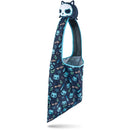 Tee Turtle - Plushie Tote Bag - Dark Blue Skulls Tote Bag and Dark Blue Skull Cat Plushie