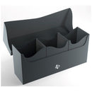 Gamegenic Triple Deck Holder Holds 240 Sleeves Deck Box Black Cards