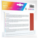Gamegenic Matte Prime Card Sleeves Red 66mmx91mm 100 Sleeves Per Pack