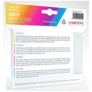 Gamegenic Matte Prime Card Sleeves White 66mmx91mm 100 Sleeves Per Pack