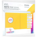 Gamegenic Matte Prime Card Sleeves Yellow 66mmx91mm 100 Sleeves Per Pack
