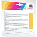 Gamegenic Matte Prime Card Sleeves Yellow 66mmx91mm 100 Sleeves Per Pack