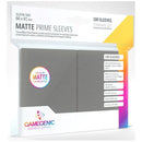 Gamegenic Matte Prime Card Sleeves Dark Gray 66mmx91mm 100 Sleeves Per Pack