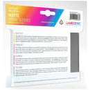 Gamegenic Matte Prime Card Sleeves Dark Gray 66mmx91mm 100 Sleeves Per Pack
