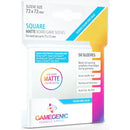 Gamegenic Matte Board Game Sleeves - Size Code BLUE - Square Sized 73mmx73mm 50 Sleeves Per Pack
