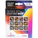 Gamegenic Galaxy Series - Mars - D6 Dice Set 16 mm 12 pcs