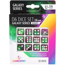 Gamegenic Galaxy Series - Aurora - D6 Dice Set 16 mm 12 pcs