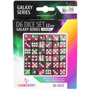 Gamegenic Galaxy Series - Aurora - D6 Dice Set 12 mm 36 pcs