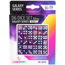 Gamegenic Galaxy Series - Nebula - D6 Dice Set 12 mm 36 pcs
