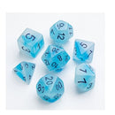 Gamegenic Glow Series - Icy Crumbs - RPG Dice Set 7 pcs