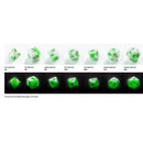 Gamegenic Glow Series - Venom Stones - RPG Dice Set 7 pcs