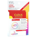 Gamegenic Matte Board Game Sleeves - Size Code RED - Catan English 56mmx82mm 60 Sleeves Per Pack