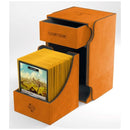 Gamegenic Watchtower Holds 100 Sleeves Convertible Deck Box Orange Cards