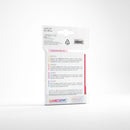 Gamegenic Prime Japanese Sized Sleeves - Size Code PINK - Sleeve Colour Red 62mmx89mm 60 Sleeves Per Pack