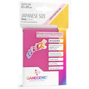 Gamegenic Prime Japanese Sized Sleeves - Size Code PINK - Sleeve Colour Pink 62mmx89mm 60 Sleeves Per Pack
