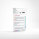 Gamegenic Prime Japanese Sized Sleeves - Size Code PINK - Sleeve Colour Clear 62mmx89mm 60 Sleeves Per Pack