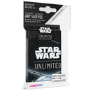 Gamegenic Star Wars Unlimited Art Sleeves - Card Back Black